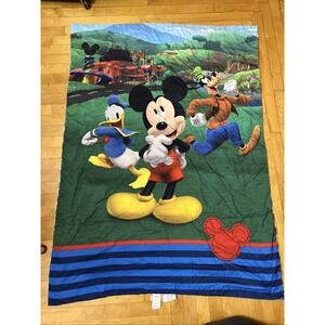 Disney Theme Kids Blanket Mickey Mouse Donald Duck And Goofy